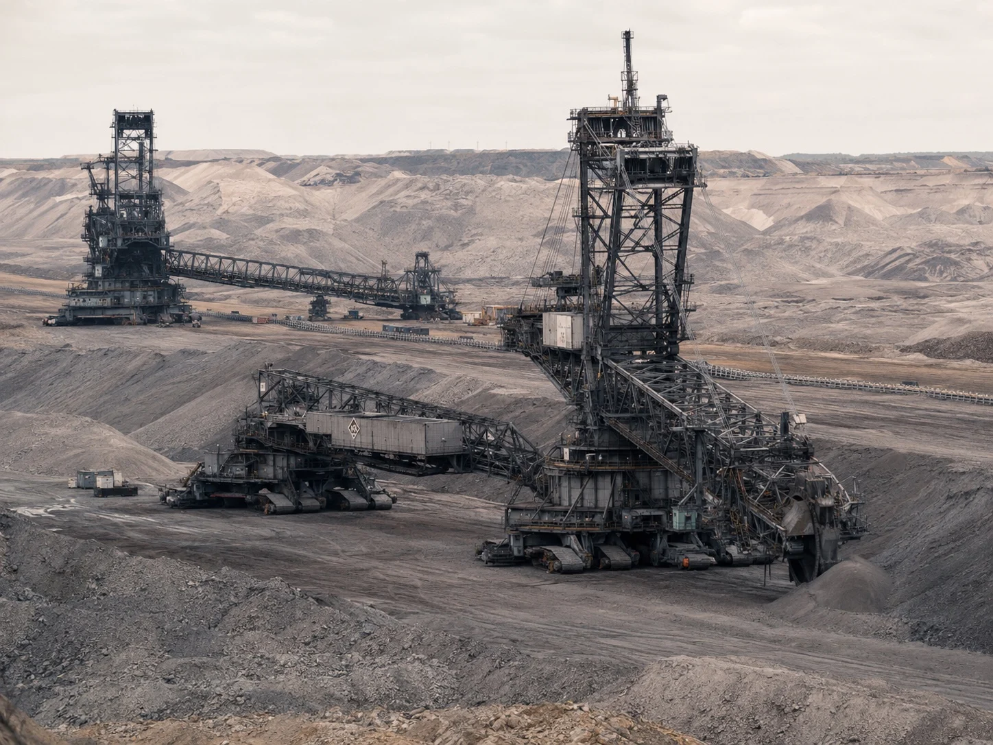 Open-pit mining operation